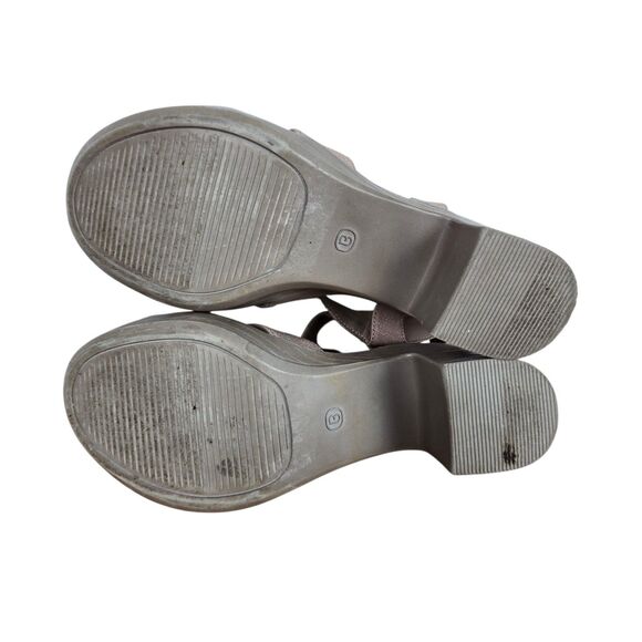 Bzees Everly Lifestride Biscotti Beige Sandal 7 M Buckle Strap Block Heel - Picture 12 of 12